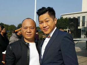 大B哥吴志雄与林子幸在湖北咸宁合作《义本无情》 大B哥吴志雄与林子幸在湖北咸宁合作《义本无情》