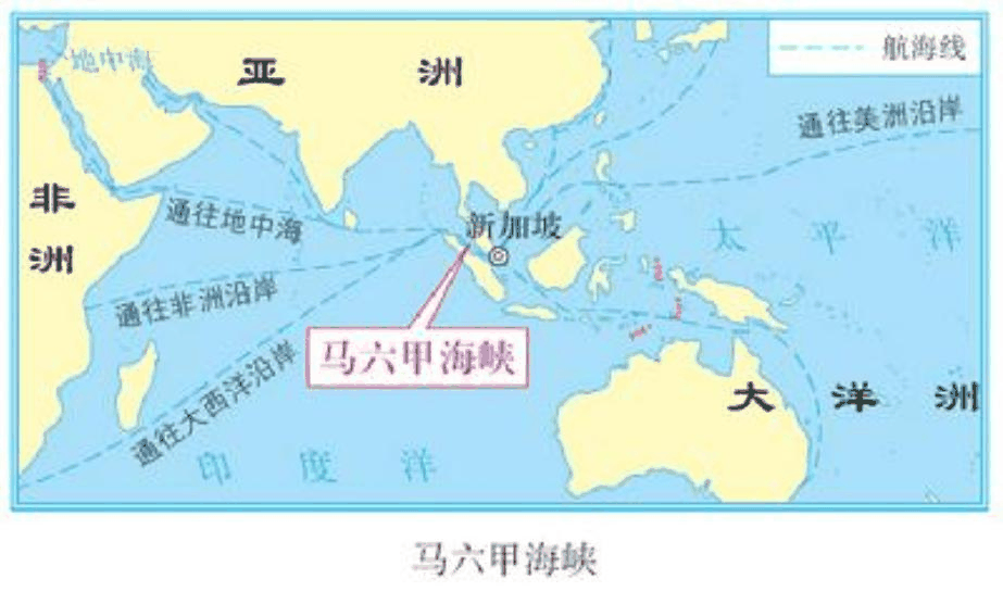 马六甲海峡的海陆位置图片