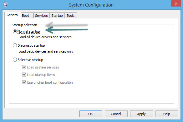 MSConfig